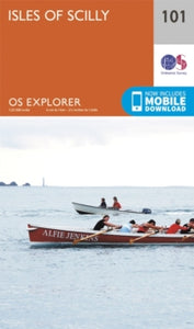 OS Explorer Map 101 Isles of Scilly - Ordnance Survey (Sheet map, folded) 16-09-2015 