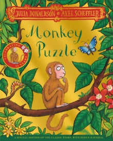 Monkey Puzzle 25th Anniversary Edition: with a shiny gold foil cover and fun activities to make and do! - Julia Donaldson; Axel Scheffler (Paperback) 02-01-2025 