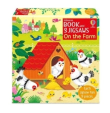 Book and 3 Jigsaws  Usborne Book and 3 Jigsaws: On the Farm - Sam Taplin; Federica Iossa (Paperback) 06-06-2024 