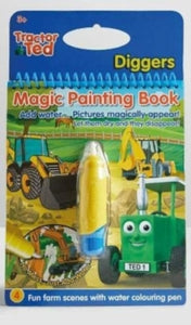 Magic painting book 3 Tractor Ted  Magic Painting Book - Diggers - Alexandra Heard (Hardback) 01-12-2021 