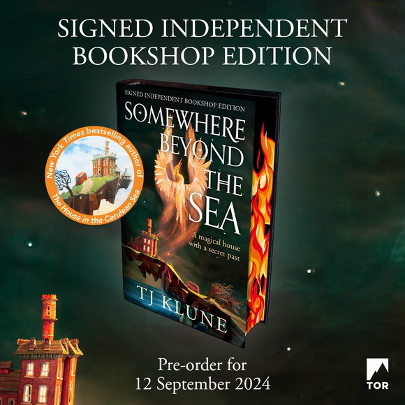 Cerulean Chronicles  Somewhere Beyond the Sea - (Pre Order) Signed Independent Edition with Sprayed Edge - TJ Klune (Hardback) 12-09-2024