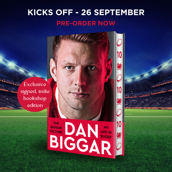 The Biggar Picture: My Life in Rugby - (Pre Order) Signed Independent Edition with Sprayed Edge - Dan Biggar (Hardback) 26-09-2024