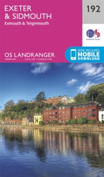 OS Landranger Map 192 Exeter & Sidmouth, Exmouth & Teignmouth - Ordnance Survey (Sheet map, folded) 24-02-2016 