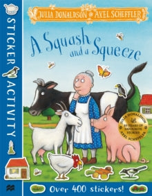 A Squash and a Squeeze Sticker Book - Julia Donaldson; Axel Scheffler (Paperback) 05-01-2023 