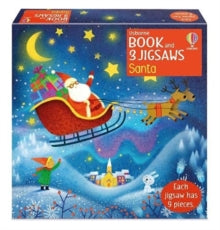 Usborne Book and 3 Jigsaws  Usborne Book and 3 Jigsaws: Santa - Kate Nolan; Violeta Dabija (Board book) 14-10-2021 