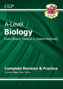 A-Level Biology: Edexcel A Year 1 & 2 Complete Revision & Practice with Online Edition - CGP Books; CGP Books (Paperback) 25-09-2015 