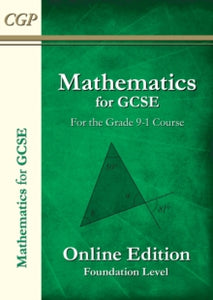 Maths for GCSE Textbook: Foundation (for the Grade 9-1 Course) - CGP Books (Paperback) 04-08-2021 