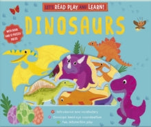 Let's Read, Play and Learn  Dinosaurs - Kasia Nowowiejska; Samantha Meredith (Novelty book) 06-02-2020 