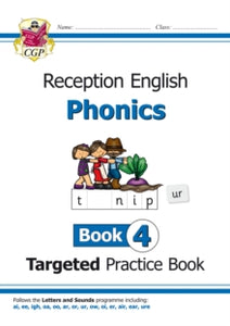 English Targeted Practice Book: Phonics - Reception Book 4 - CGP Books; CGP Books (Paperback) 24-05-2018 