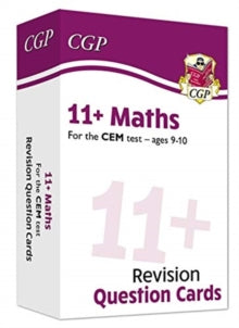 New 11+ CEM Revision Question Cards: Maths - Ages 9-10 - CGP Books; CGP Books (Mixed media product) 05-06-2020 